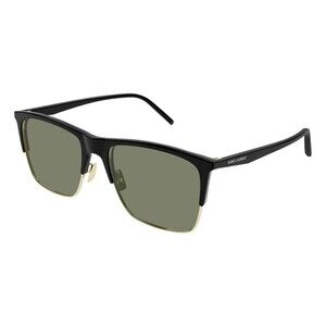 NWT Yves Saint Laurent SL 768 Black Green/ 57mm Sunglasses